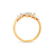14 KT Yellow Gold Dainty Dandelion Ring,,hi-res image number null