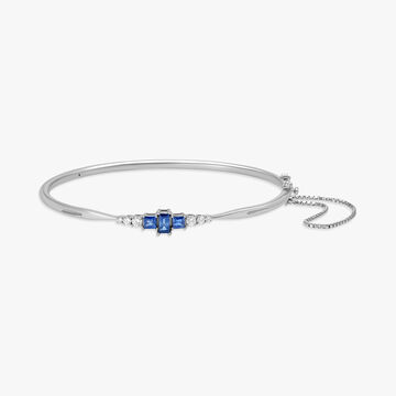 Sophisticated Sapphire Bangle