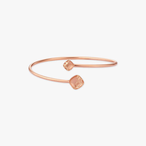 Modern Mosaic Gold Bangle