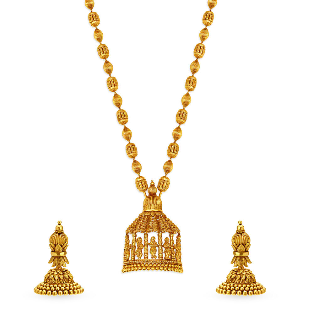 Magnificient Temple Necklace Set