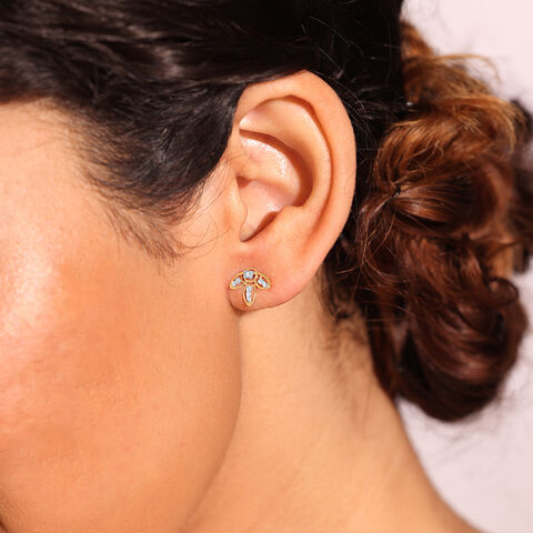Dreamy Doodle Diamond Stud Earrings