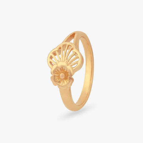 Bloom Fan Gold Ring