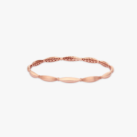 Blush Gleam Gold Bangle