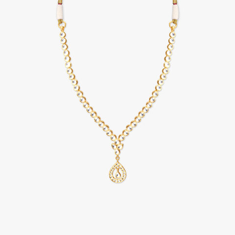 Kundan Aura Gold Necklace Set