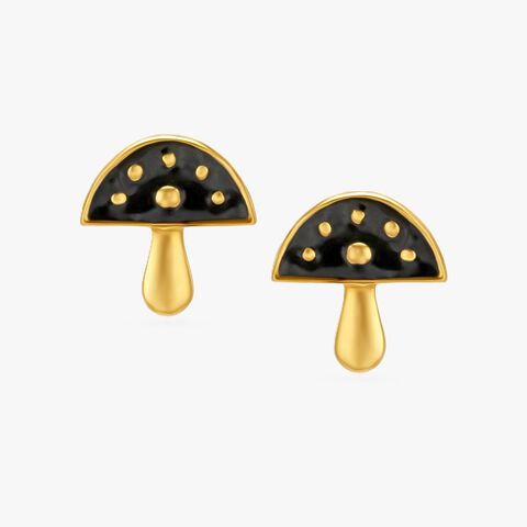 Magic Meadow Gold Stud Earrings