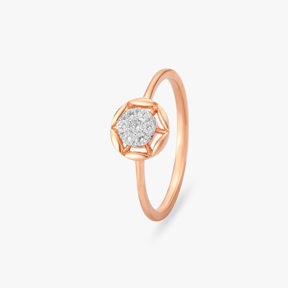 Flawless Cluster Diamond Ring Tanishq Online Store