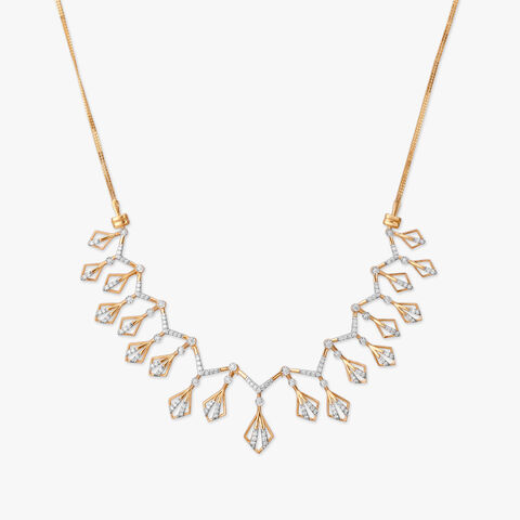 Luxurious Allure Diamond Necklace Set