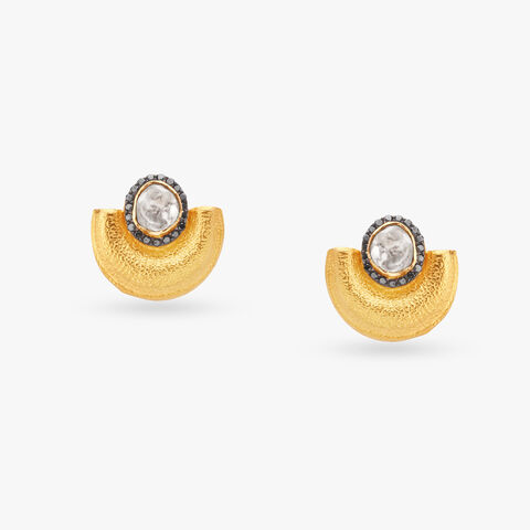 Timeless Polki Diamond Stud Earrings