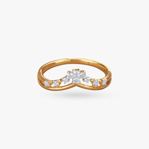 Subtle Glam Diamond Finger Ring