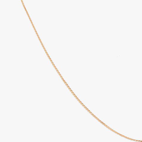 Sunlit Spiral Gold Chain