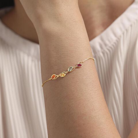 Prism Charm Sapphire Bracelet