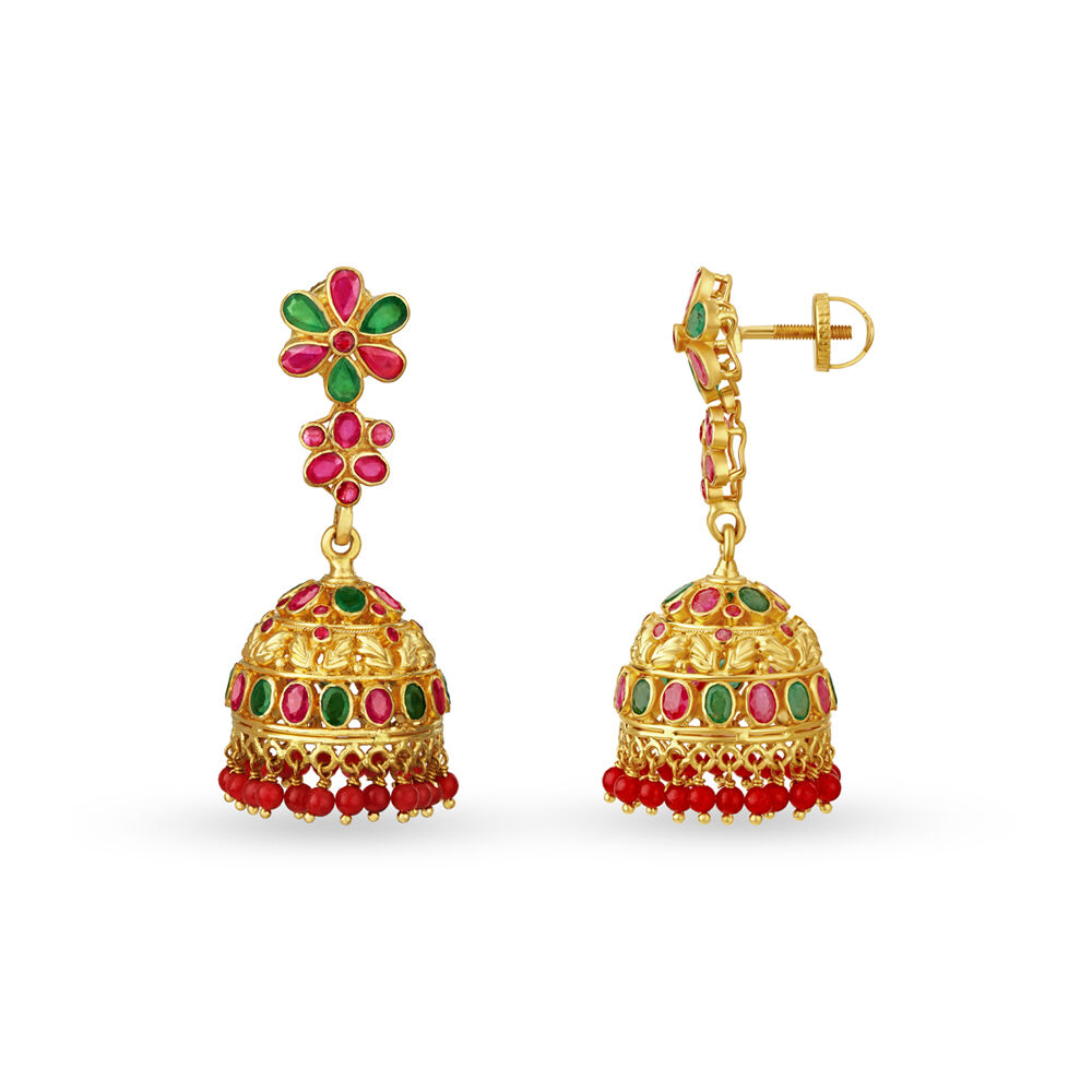 Jhumka earrings sale tanishq