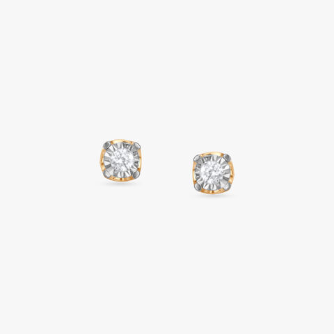 Timeless Gleam Diamond Stud Earrings