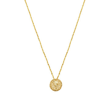 14KT Yellow Gold Magic Dome Pendant