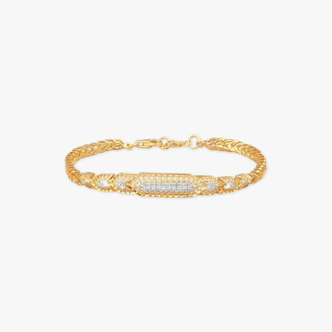 Mesh Gleam Diamond Bracelet