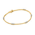 14KT Yellow Gold Diamond Bracelet,,hi-res image number null