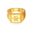 Model Star Gold Finger Ring For Men,,hi-res image number null