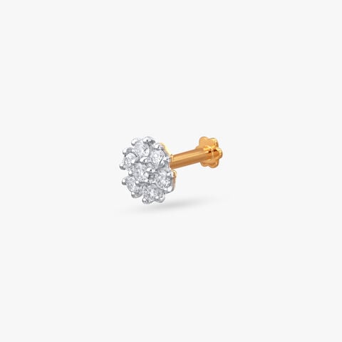 Daisy Glow Diamond Nose Pin