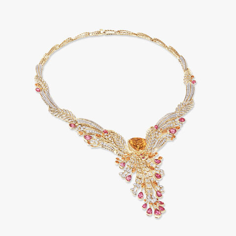 Sapphire Symphony Necklace Set