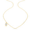 14KT Yellow Gold My Embrace Diamond Pendant With Chain,,hi-res image number null