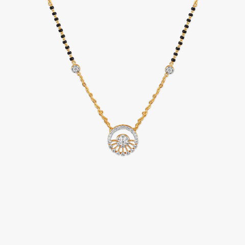 Graceful Circles Diamond Mangalsutra