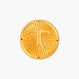 Goddess Lakshmi with Lotus Motif 22 Karat Gold Coin,,hi-res image number null