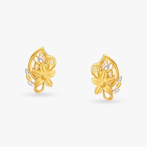 Floral Serenity Stud Earrings