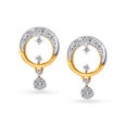 Eternity Circular Diamond Drop Earrings,,hi-res image number null