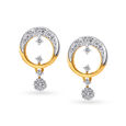 Eternity Circular Diamond Drop Earrings,,hi-res image number null