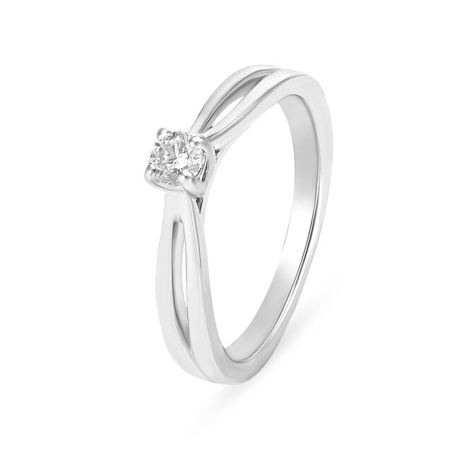 Pristine 950 Pure Platinum And Diamond Finger Ring,,hi-res image number null