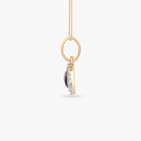Mystic Gaze Diamond Pendant for Kids