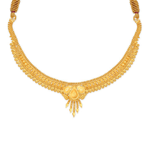 Exquisite Gold Necklace Set