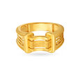 Impressive Hollow Gold Finger Ring For Men,,hi-res image number null