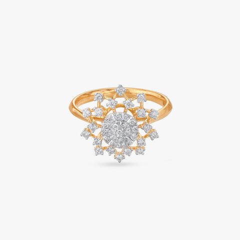 Celestial Flare Diamond Ring