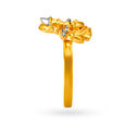 Marvellous 22 Karat Gold Lord Krishna Motif Ring,,hi-res image number null