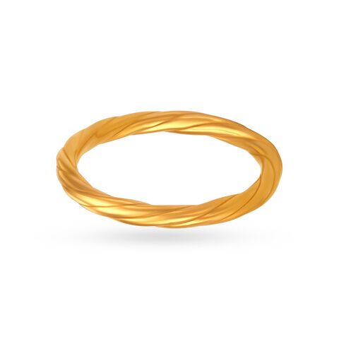 Plain Gold Finger Ring