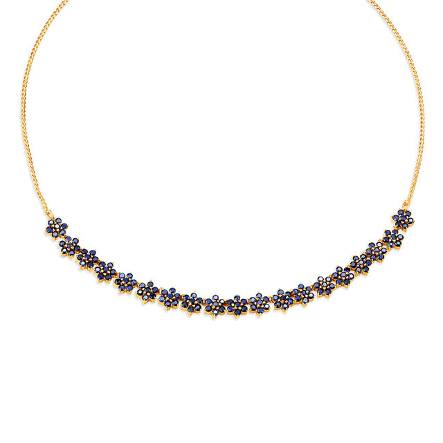 Azula Sapphire Necklace Set - Main Image