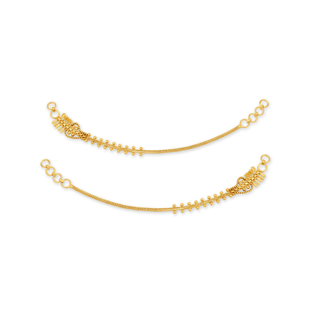 Gold payal tanishq sale