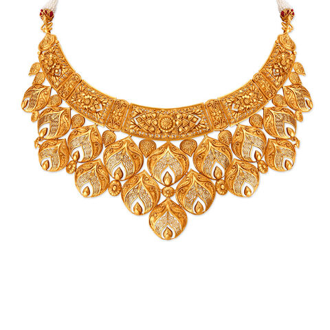 Stately Gold Necklace Set