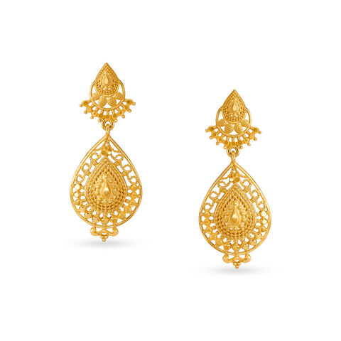 Delicate Teardrop Drop Earrings