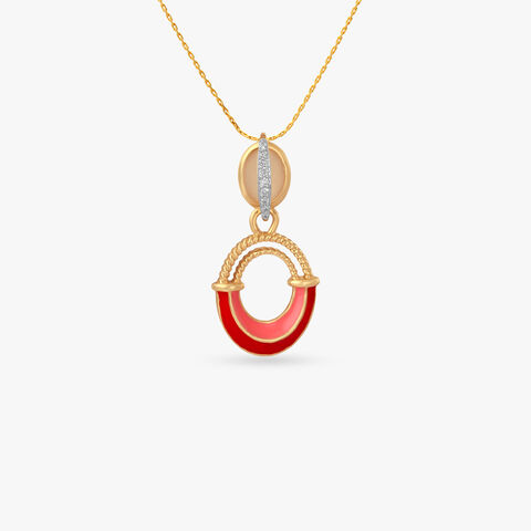 Scarlet Reversible Diamond Pendant