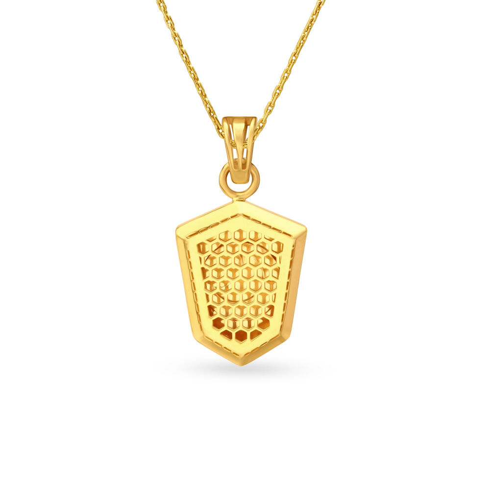 Gold pendant for mens on sale tanishq