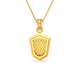 Moon and Star Engraved Men's Laser Cut Pendant,,hi-res image number null
