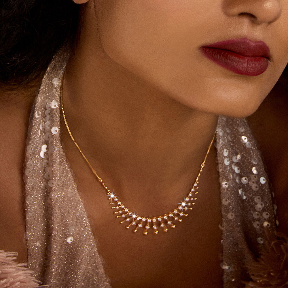 Buy latest Diamond Necklace For Women Online Tanishq