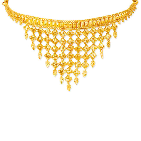 Glamorous 22 Karat Yellow Gold Diadem Armlet
