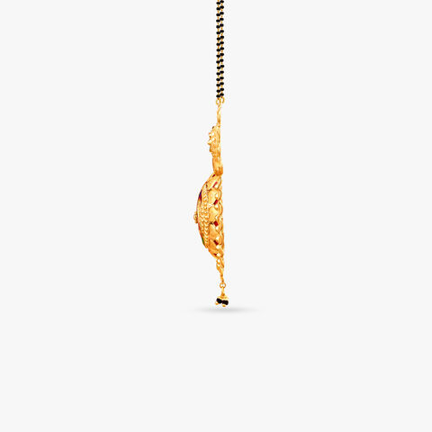 Peacock Glory Gold Pendant