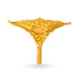 Geometric Rawa Work Gold Finger Ring,,hi-res image number null