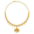 Kanchan Traditional Necklace with Emeralds and Rubies,,hi-res image number null