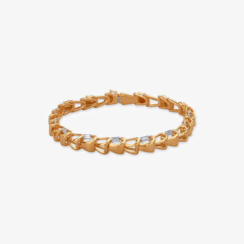 Majestic Weave Diamond Bracelet for Men
