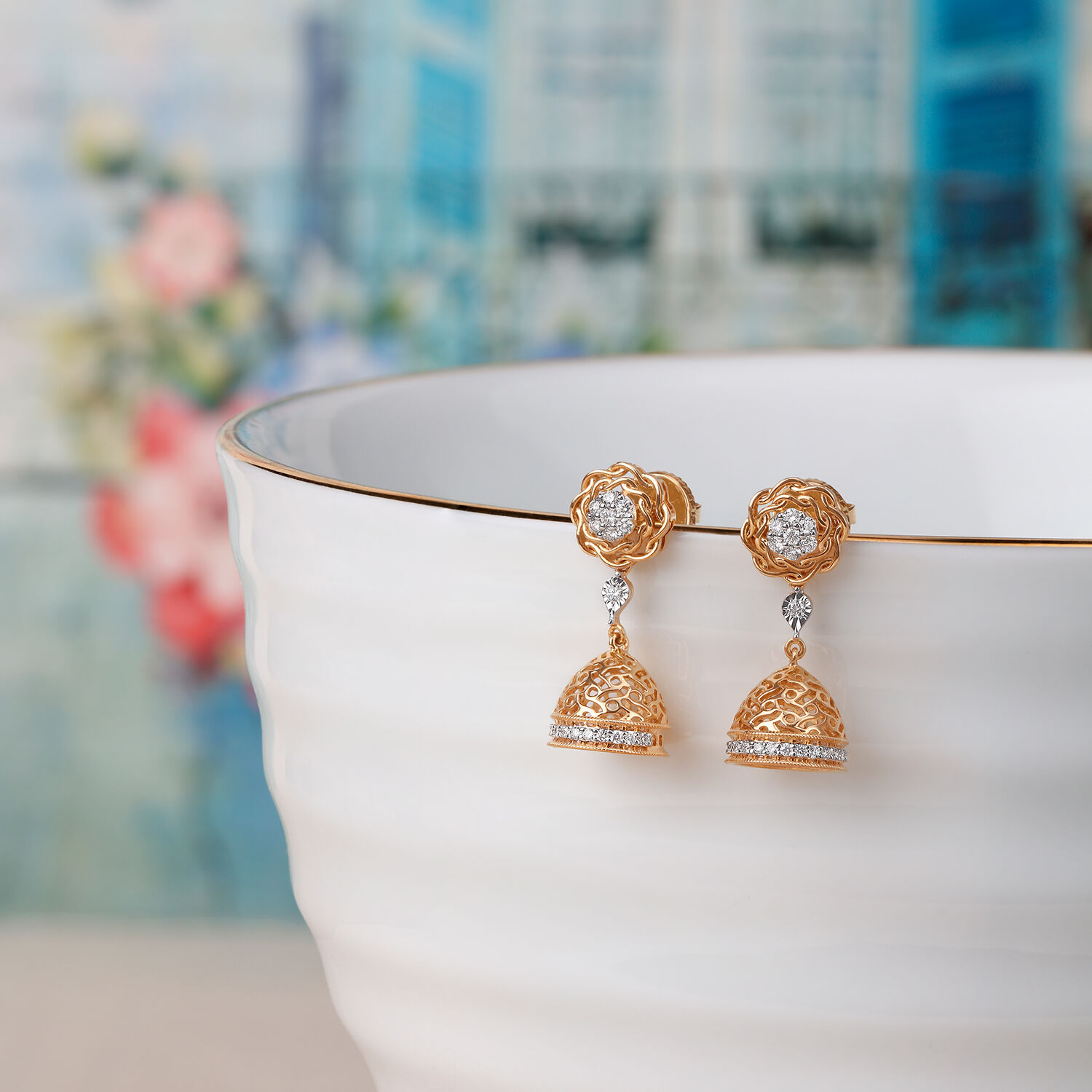 Tanishq online jhumkas sales
